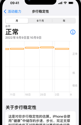 离石iPhone手机维修如何在iPhone开启'步行稳定性通知'