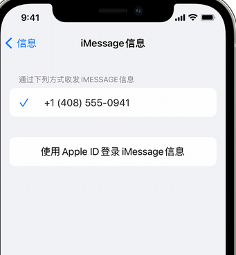 离石apple维修iPhone上无法正常发送iMessage信息 